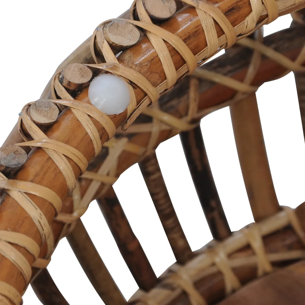 Tavolini da CaffÃ¨ 2 pz in Rattan Naturale cod mxl 11574