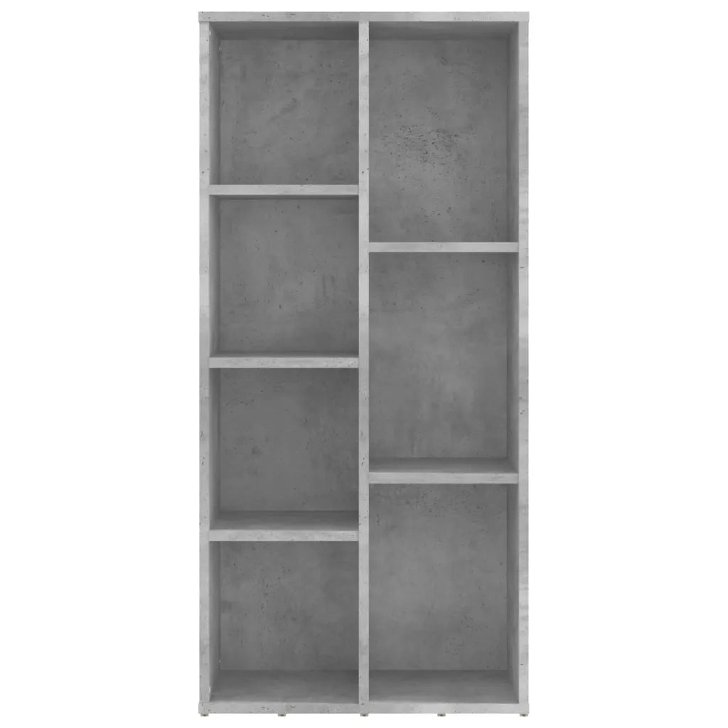 Libreria Grigio Cemento 50x25x106 cm in Legno Multistrato 801111