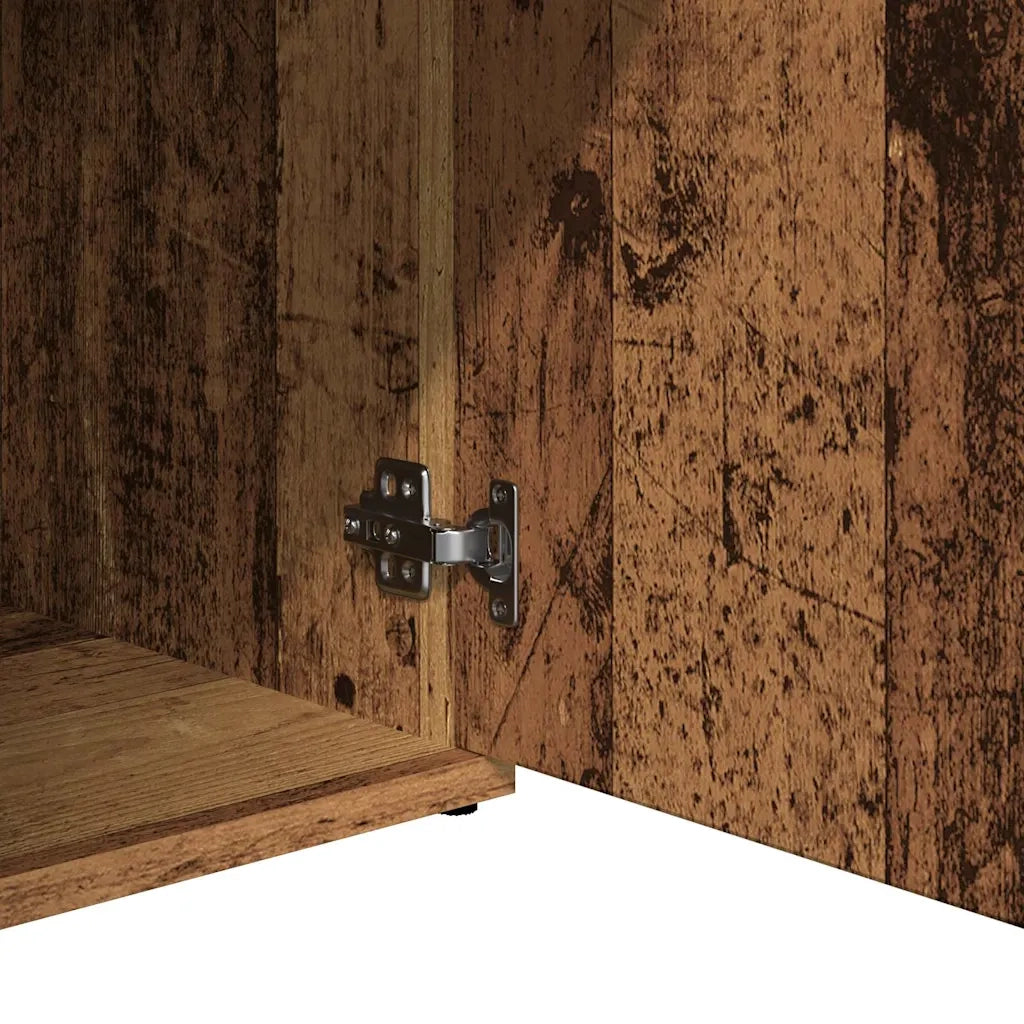 vidaXL Credenza Legno Antico 91x29,5x75 cm in Legno Multistrato