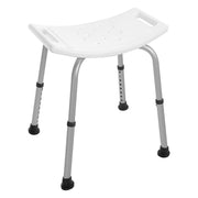 Sgabello doccia antiscivolo altezza regolabile 34-51 cm portata max 100 kg
