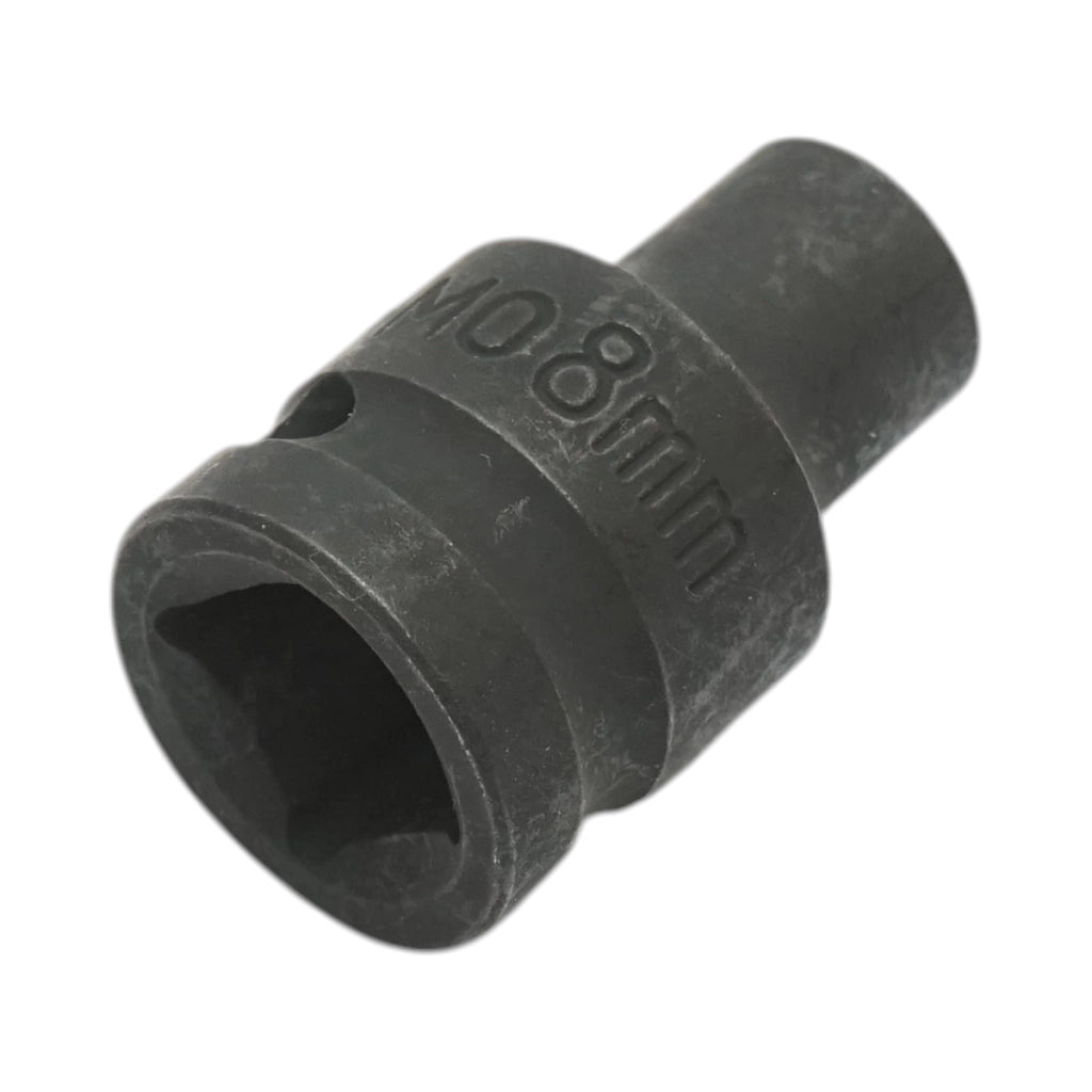 Chiave a bussola a impatto Crownman da 8 mm, 1/2" quadro in acciaio Cr-Mo