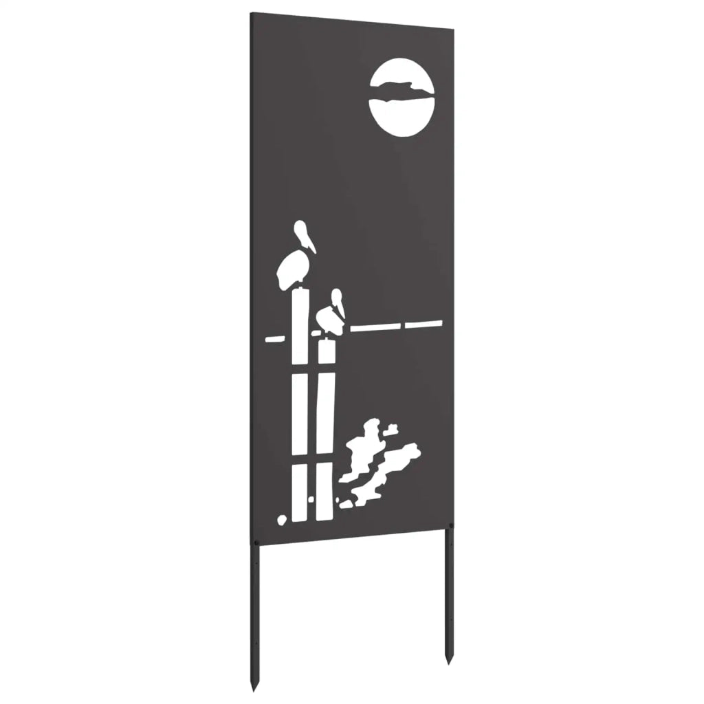 Schermo per privacy in giardino Traforo Nero 50 x 140 cm CFW9083933
