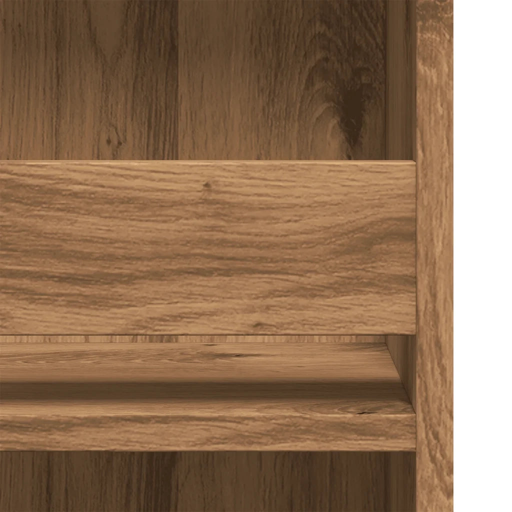 Tavolo da Bar con Ripiani Rovere 102x50x103,5 cm in Truciolato 856763