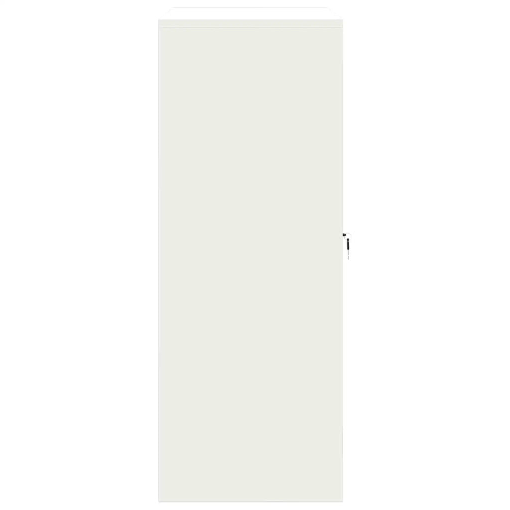 Armadio Bianco 90 x 40 x 105 cm Acciaio CFW1342913