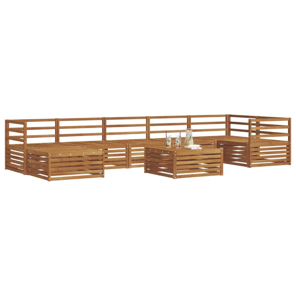 Set di divani da esterno 8 pcs Naturale 3373839