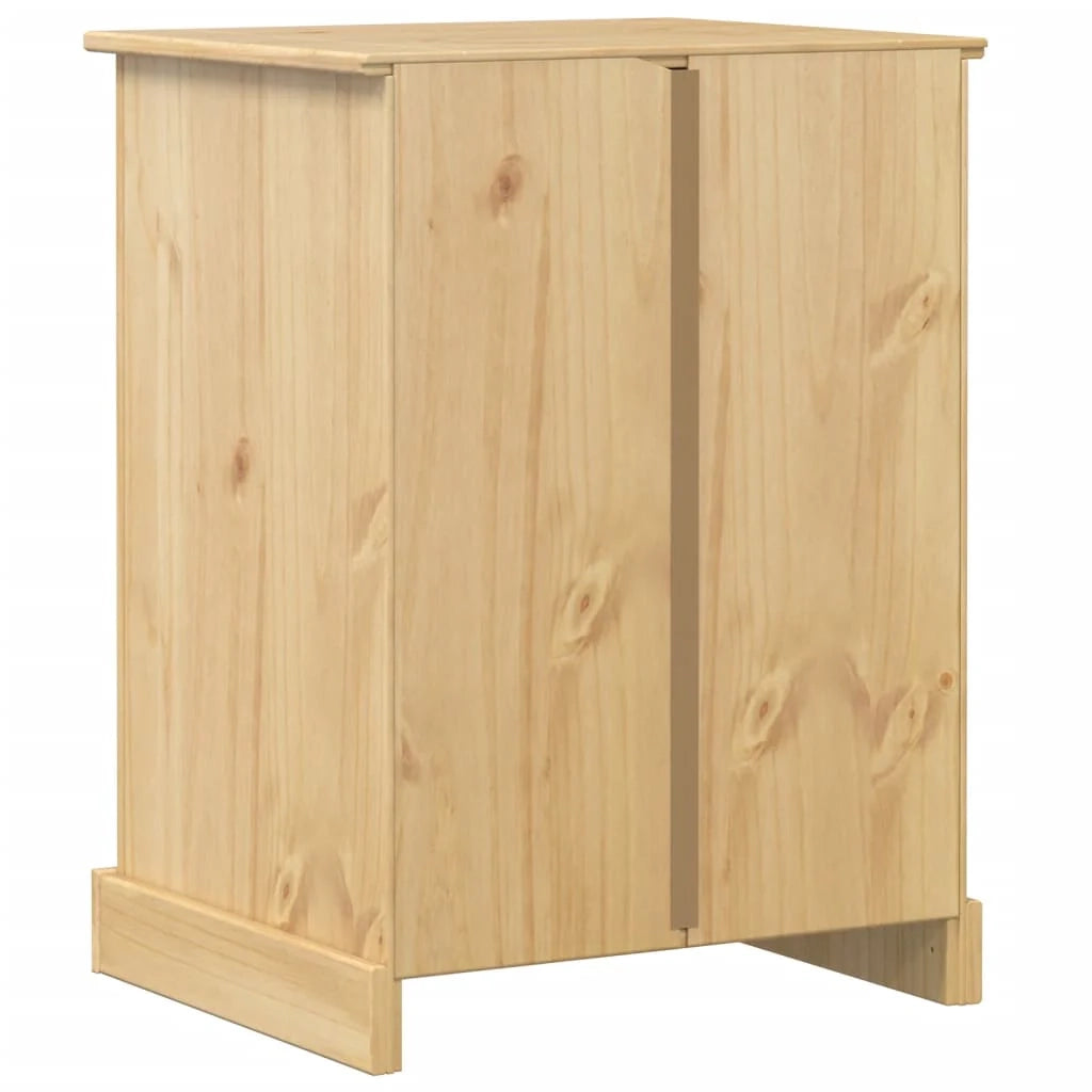 Mobile TV multimediale scaffale per TV credenza mobile TV sala da pranzo soggiorno camera da letto HiFi Corona 60 x 50 x 82 cm legno massello di pino marrone 02_0025428