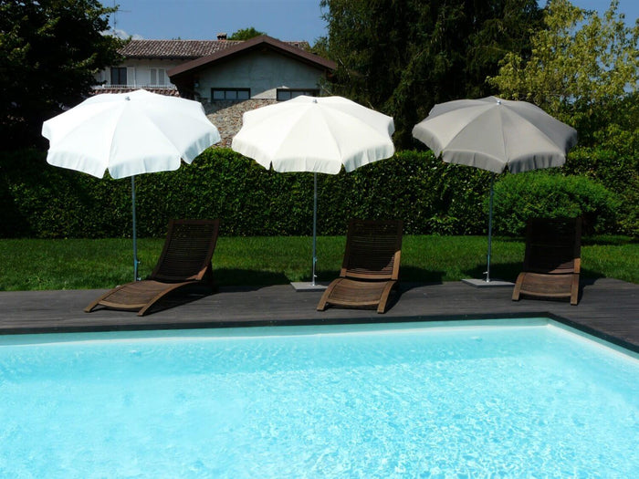 Ombrellone da Giardino Ø2 m Palo Ø33 mm in Acciaio Maffei Borgo Bianco