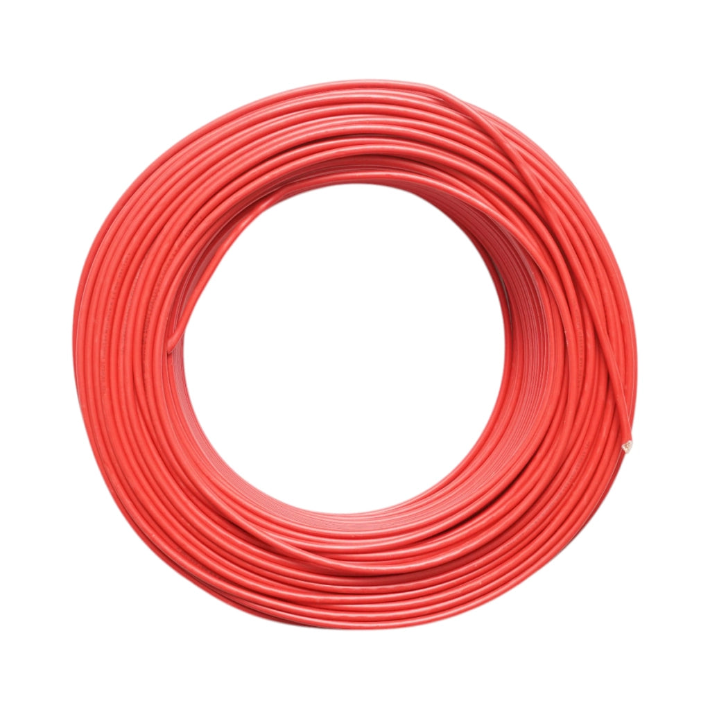 Cavo elettrico in rame 2,5mm rosso MYF H07V-K, isolamento in PVC 450/750V 100m/rotolo