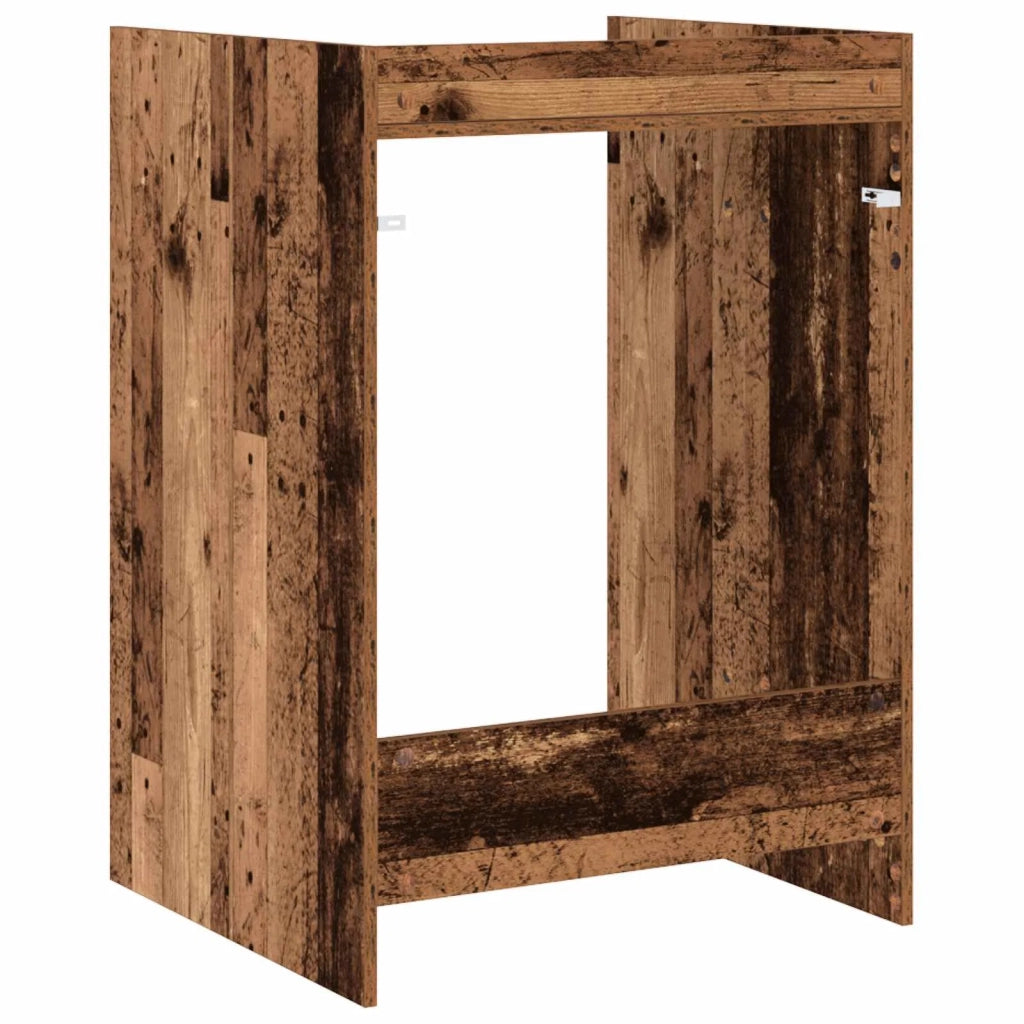 Mobiletto per lavatrice Legno vecchio 67,5 x 62 x 97 cm 8006814