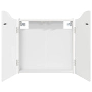 Armadio per Dartboard Bianco Lucido 56 x 12 x 63 cm 8006655