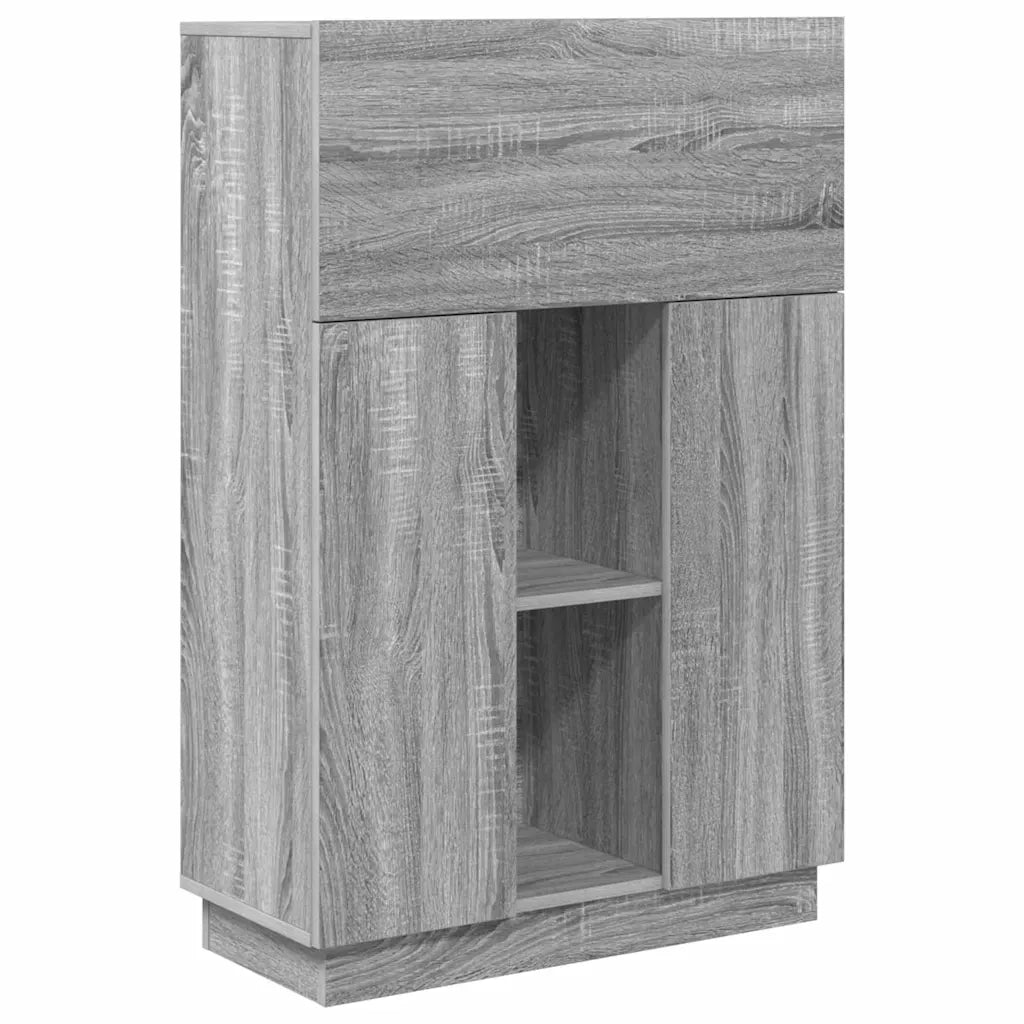 Scrivania Grigio Sonoma Legno ingegnerizzato 869487