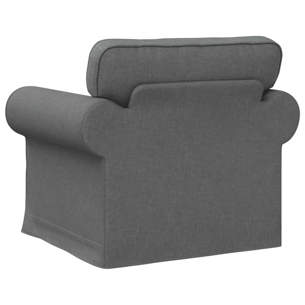 Divano Grigio scuro 95 x 82 x 80 cm Tessuto 42024293
