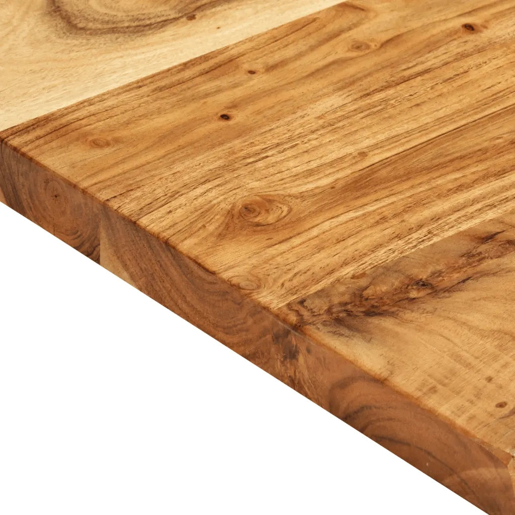 Piano per Lavabo Bagno in Massello di Acacia 114x52x4 cm 286324