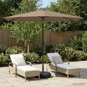 Parasol da Giardino con Luci LED 300 x 300 cm Poliestere 42036268