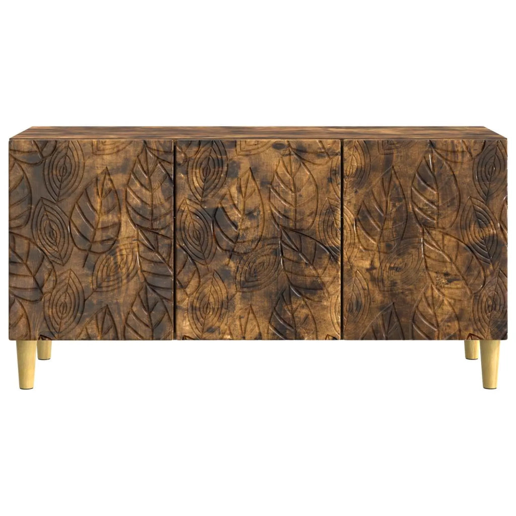 Mobile TV 99 x 34,5 x 50 cm Rovere Fumo Legno ingegnerizzato 895180