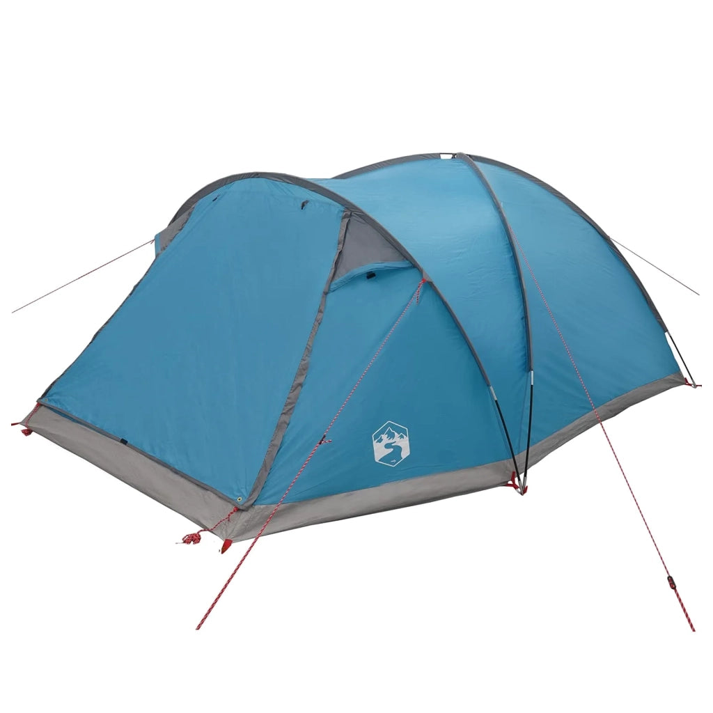 Tenda Capanna con tetto Blu 6 persone Poliestere e Acciaio 42028584