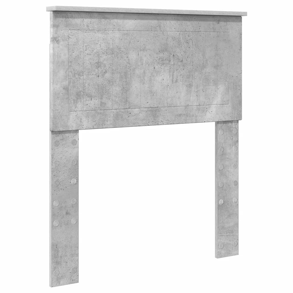 Testiera-Testata-Testiera Decorativa Grigio cemento 75 cm Legno multistrato 345291