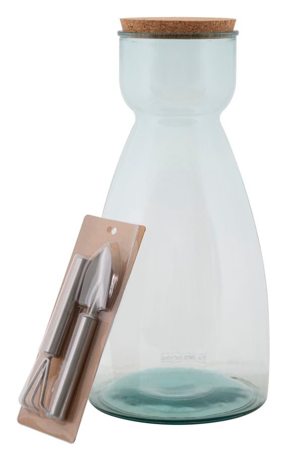 Vaso Garden Ø21,5x43,5 cm Vetro Trasparente