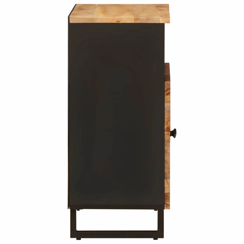 Mobile laterale Marrone 60 x 33 x 75 cm Legno di mango massello