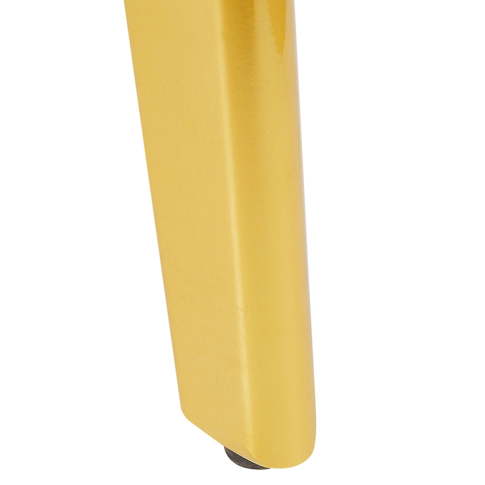 Tavolo da Pranzo MDF Effetto Marmo Gambe Ferro dorato Piano Allungabile Rettangolare 160/200 x 90 cm