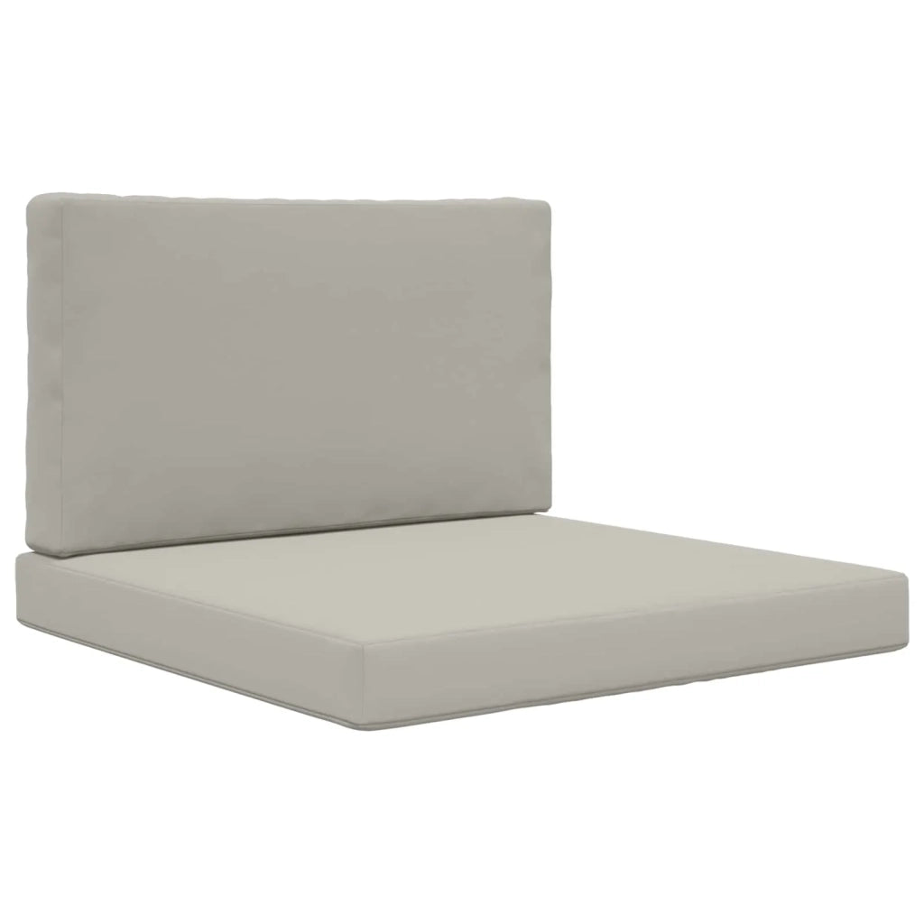 Cuscino per divano da esterno 2 pcs Grigio Poliestere