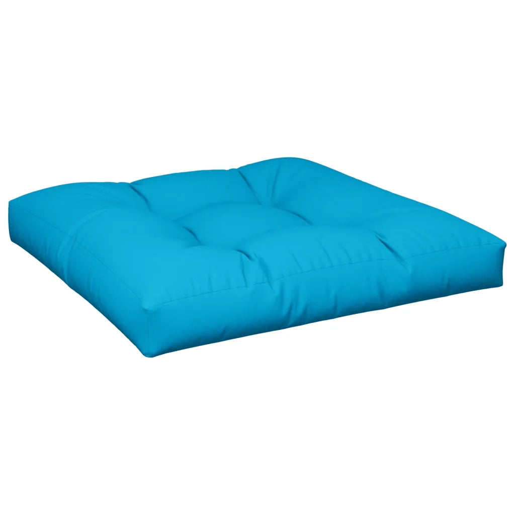 Cuscino per Pallet Blu 80x80x12 cm in Tessuto 360495