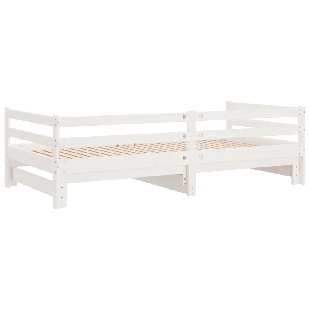 Dormeuse Estraibile Bianca in Massello di Pino 2x(90x200) cm 806951