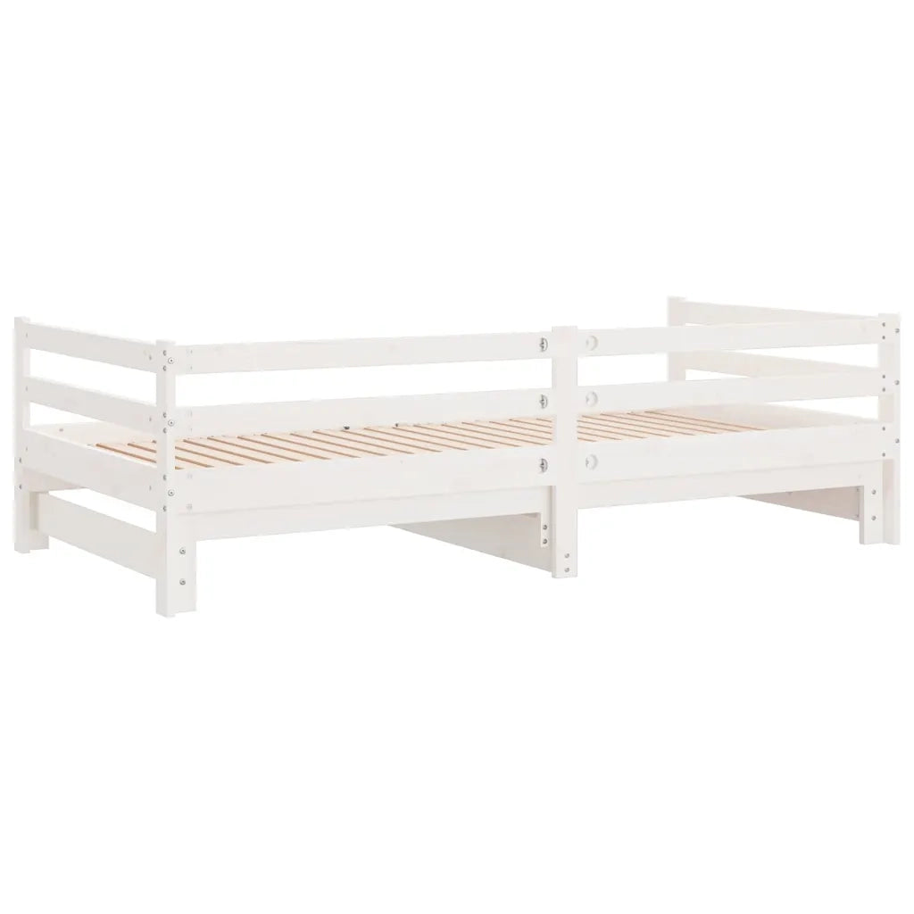 Dormeuse Estraibile Bianca in Massello di Pino 90x200 cm 806951