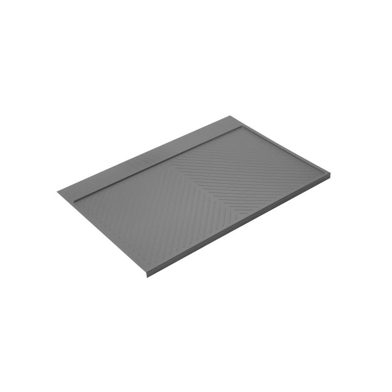 Coppia di cestelli girevole Harmony 3/4, Modulo larghezza 800mm, Altezza regolabile, Acciaio e Legno, Grigio antracite