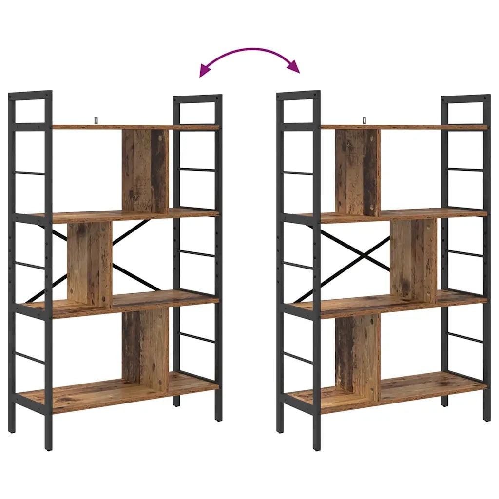 Libreria Legno vecchio 75 x 30 x 123,5 cm Legno multistrato