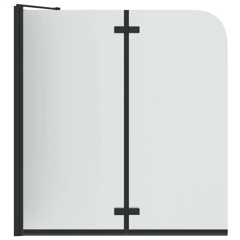 Involucro Doccia Nero 120 x 68 x 130 cm Vetro ESG e Alluminio