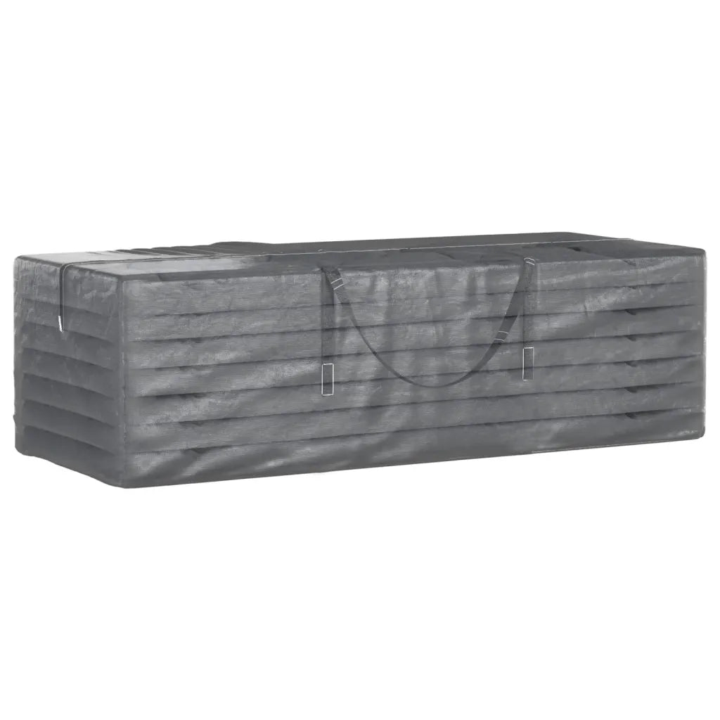 Borse Porta Cuscini Giardino 2 pz Nere 135x40x55 cm Polietilene CFW6029612