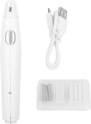 Gomma USB Riscaricabile per Disegno e Scrittura con 16 Cariche di Ricarica, Compatta e Portatile, Bianca
