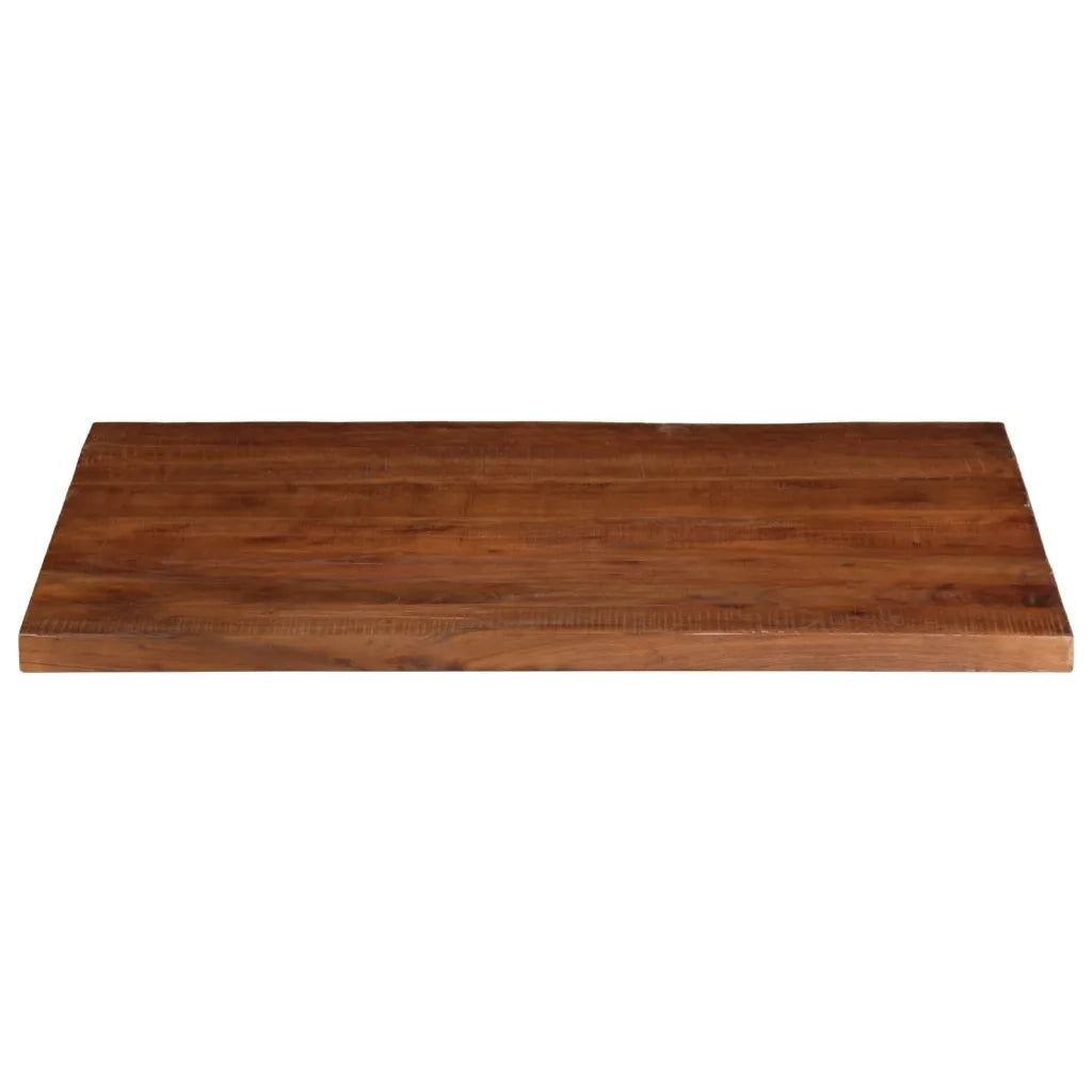 vidaXL Piano Tavolo 110x80x2,5 cm Rettangolare in Massello di Recupero