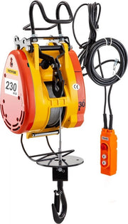 Sollevatore elettrico a cavo con gru elettrica per sollevamento cavo elettrico con catena e cavo 230kg con 30m