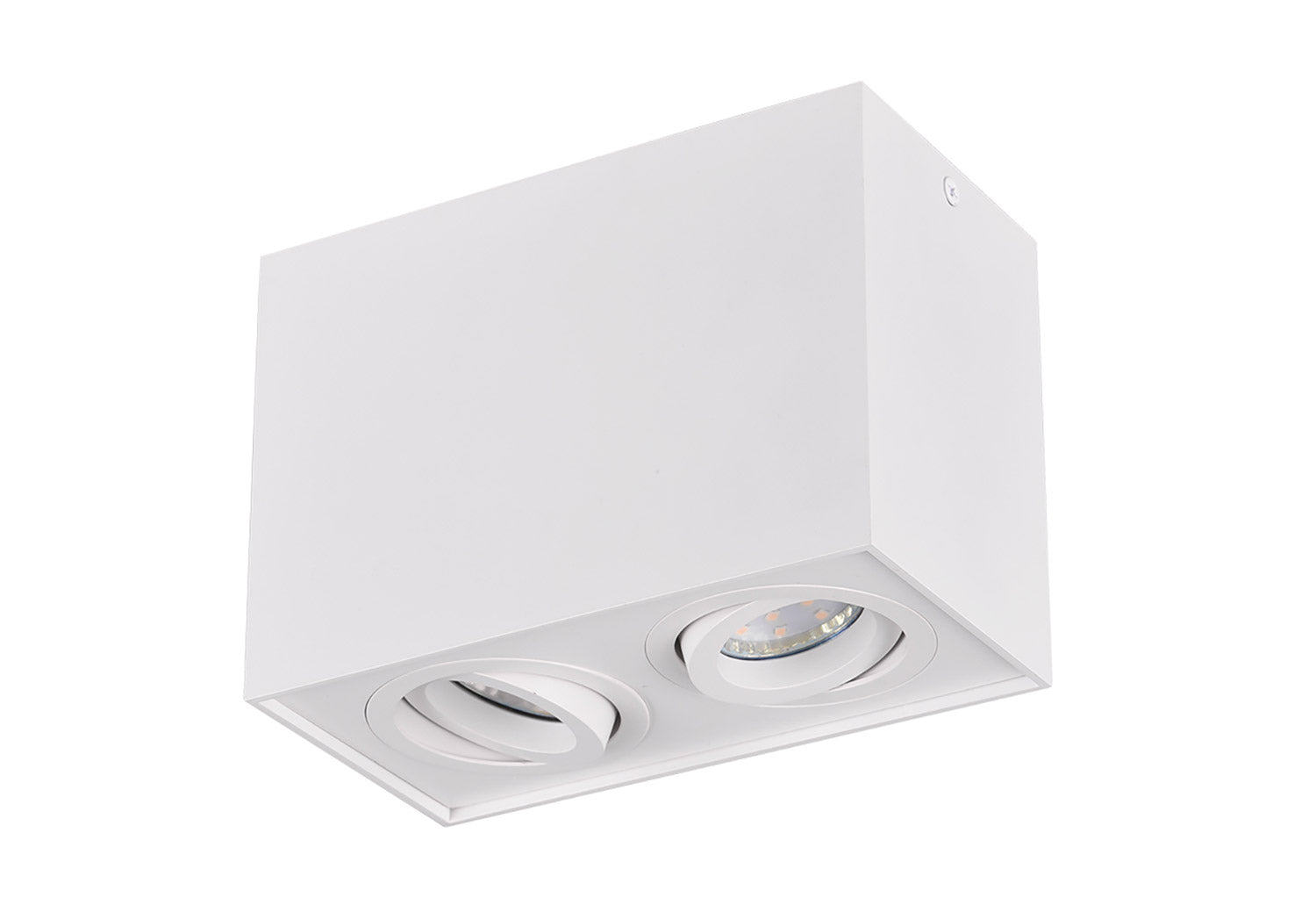 Plafoniera da Interno Attacco GU10 in Metallo Bianco Opaco