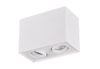 Plafoniera da Interno Attacco GU10 in Metallo Bianco Opaco