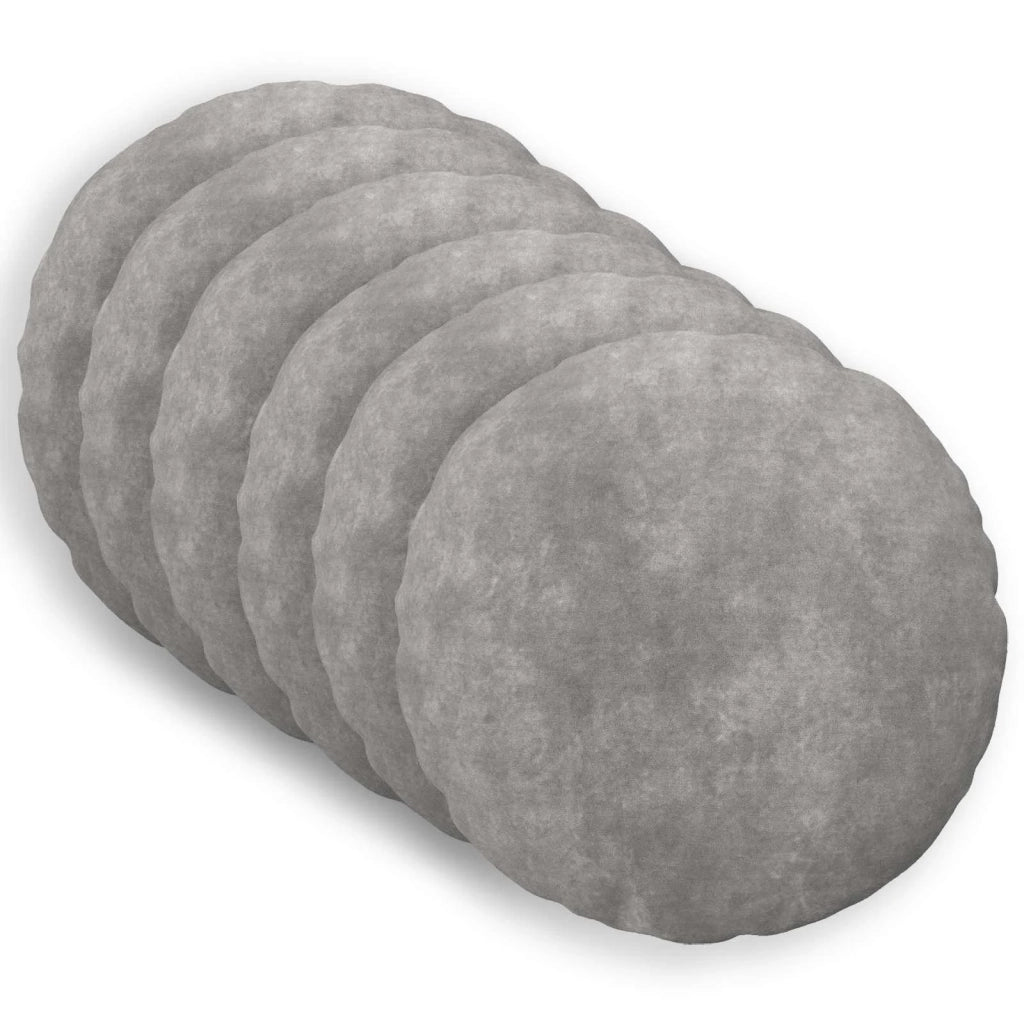 Cuscino HEERLEN 6 pz Grigio Chiaro Fleece in microfibra 929790