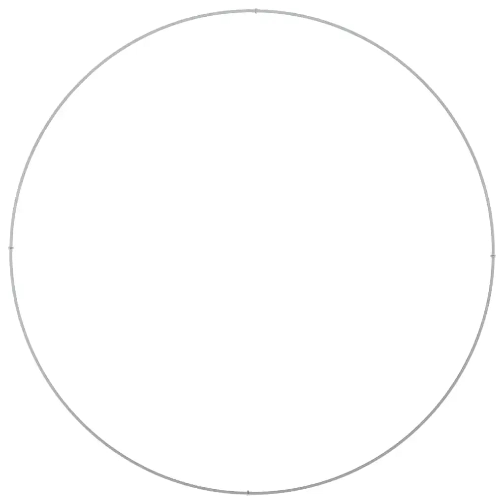 Anello per vaso Argento 120 x 120 x 20 cm Acciaio zincato 873644
