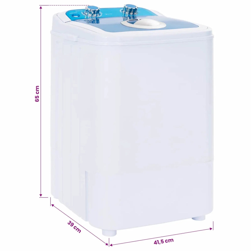Mini lavatrice con vasca singola 4,6 kg Blu e Bianco 42039110