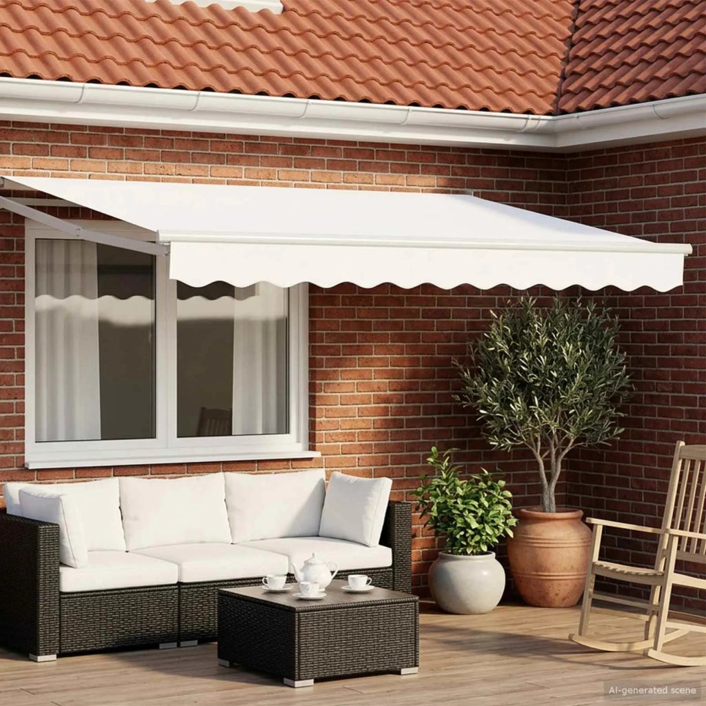 Tettuccio Elettrico Retrattile Bianco 2,5 x 2 m 3419868