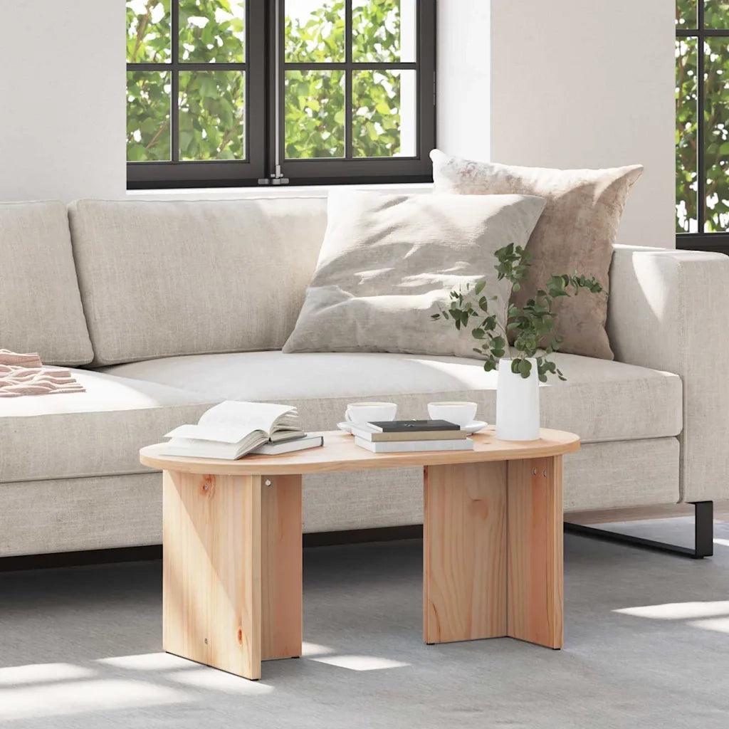 Tavolino da salotto Naturale 80 x 39,5 x 35 cm 873541