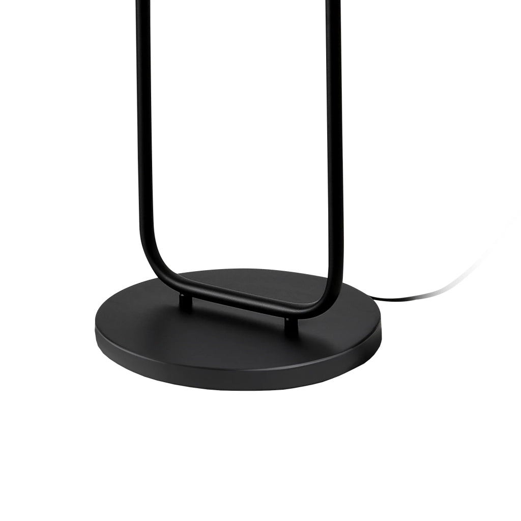 Lampada da terra dallo stile senza tempo elegante lampada di design per soggiorno camera da letto ufficio attacco E27 altezza 162 cm bianco e nero 03_0009529