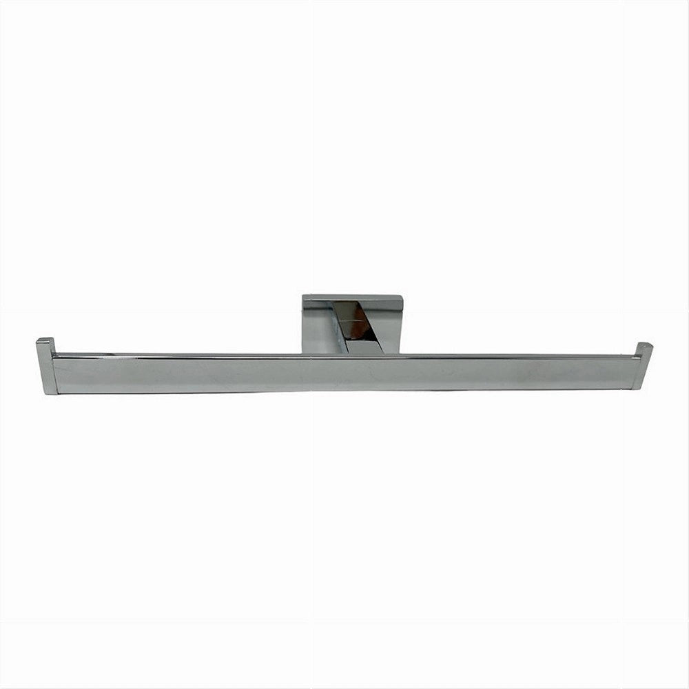 Trade Shop - Porta Rotolo Rotoli Doppio Carta Igienica Fissaggio Parete Per Bagno Cubo 87219 -