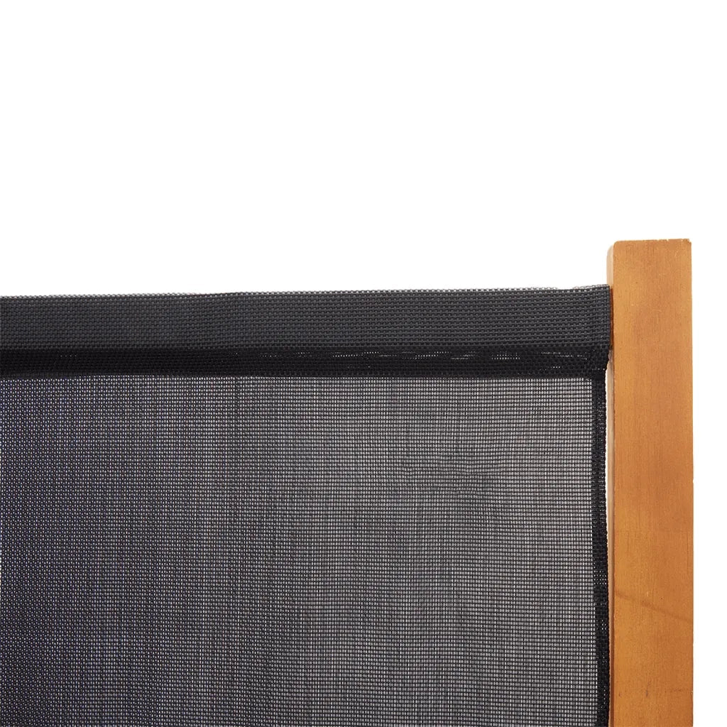 Divisorio Ambienti | Divider per stanze | Paravento a 5 Pannelli Nero 350x180 cm