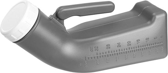 Urinoir Portatile per Uomini - 1L Urine Bicchiere Infrangibile per Auto, Campeggio & Emergenze