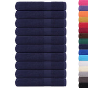Asciugamani per sauna FROGN 10 pezzi blu navy 80x200 cm 360 g/m² 136793