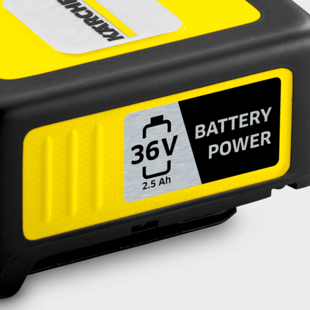 Karcher Starter Kit Battery 36/25: Batteria 36/25 + Caricabatterie rapido - compatibili con tutte le macchine con batteria 36V