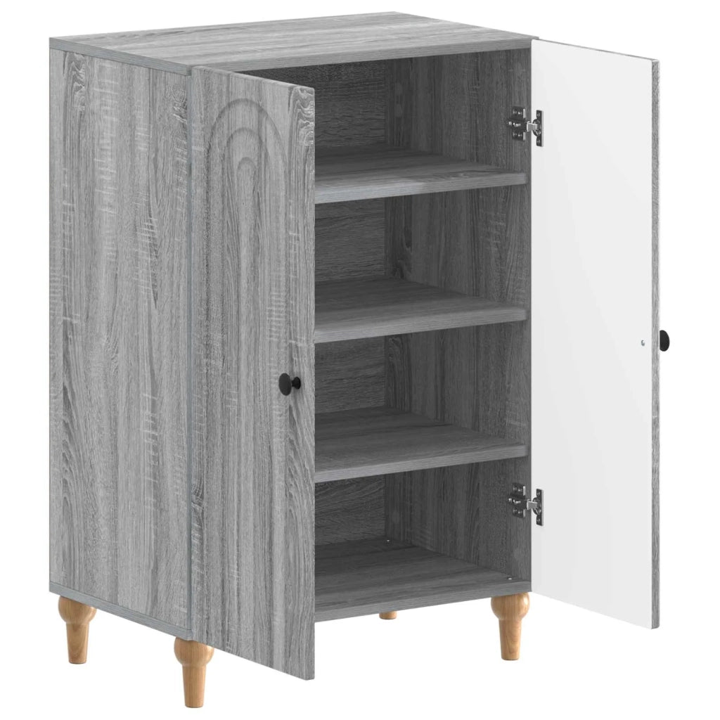 Mobile per scarpe ALKMAAR 59,5 x 39,5 x 90 cm Sonoma grigio 896211