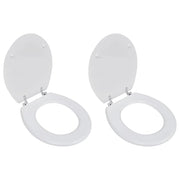 Set di due sedili per WC con coperchi in MDF bianco 02_0002944